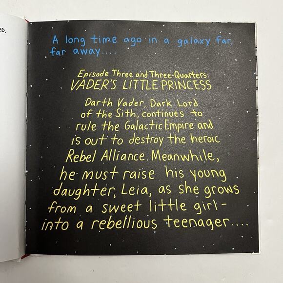 Star Wars Vaders Little Princess by Jeffrey Brown Hardcover Comic Book 2013 - Picture 4 of 7